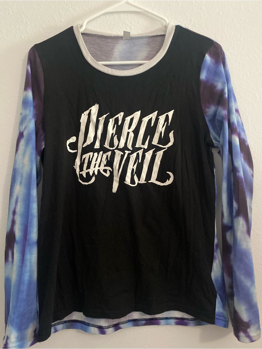Unisex Hot Topic Pierce the Veil Long Sleeve Shirt With Tie-Dye